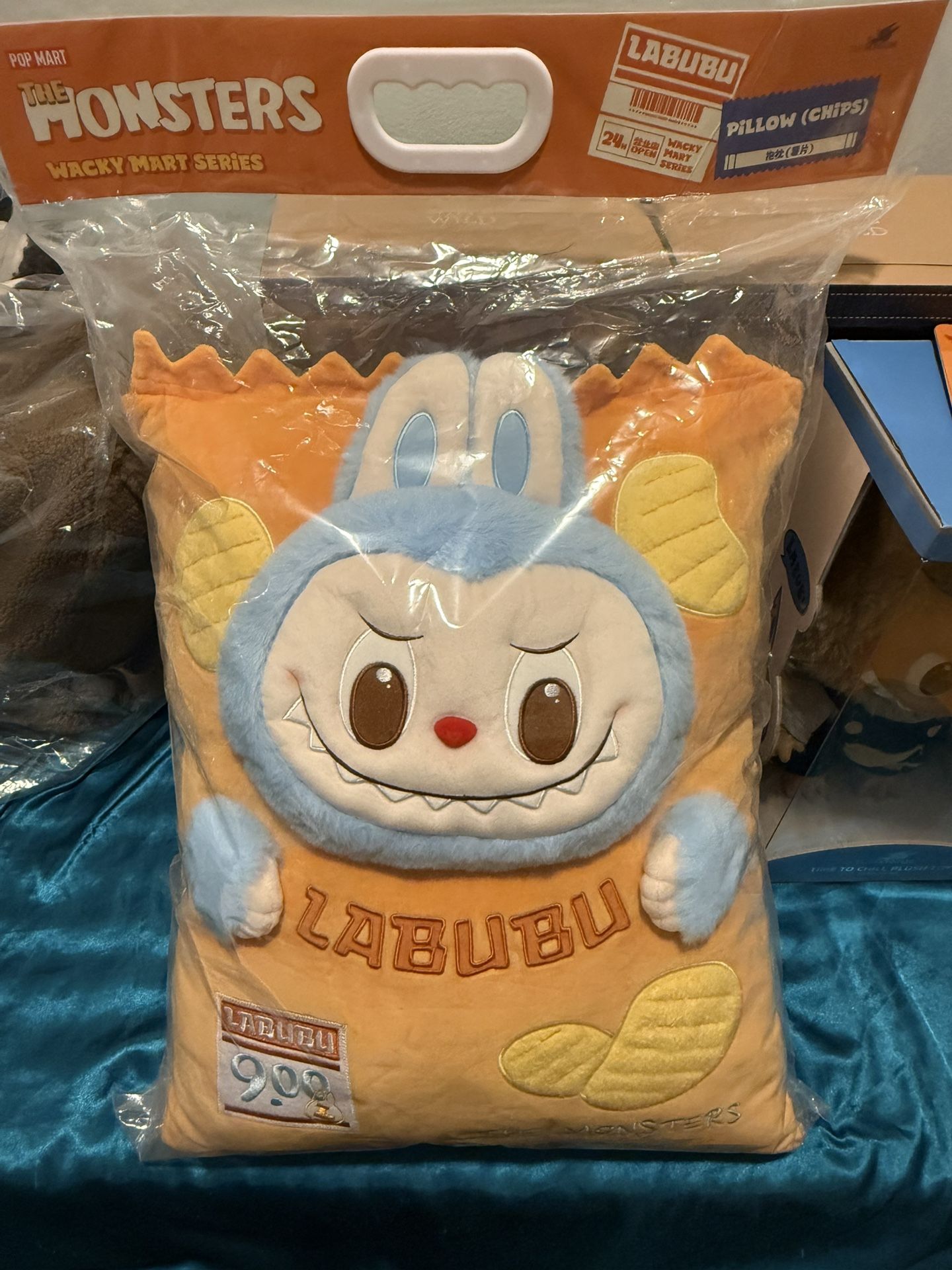 Pop Mart The Monsters Labubu Wacky Mart Chips Pillow