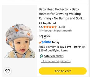 Head protector for walking