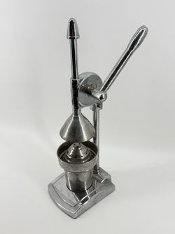 Vintage Chrome Citrus Juicer