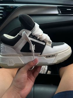 Black and White Amiri Size 8