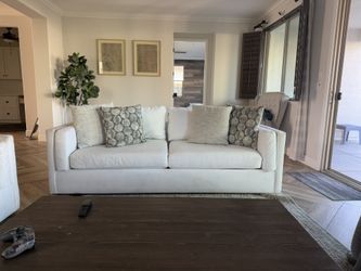 White Sofa Set 