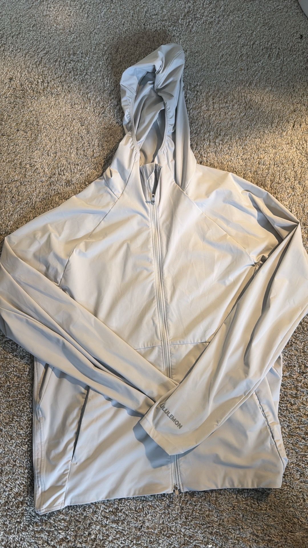 white mens lululemon pace breaker jacket