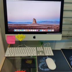 Apple iMac Late 2013 21.5" Intel Quad-Core , 8GB Ram, 1TB SATA Drive, Intel Irish Pro 1.5GB Graphics, macOS Catalina, Apple Keyboard and Mous