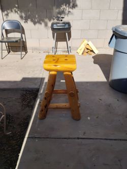 Wooden stool