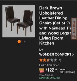 Dining chairs