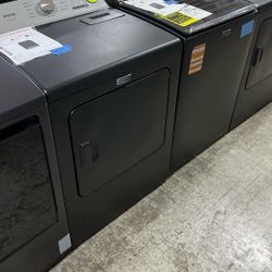 Maytag Matte Black Washer And Dryer Set