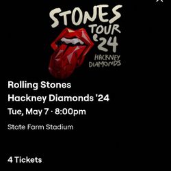 Rolling Stones Concert - 4 Tickets