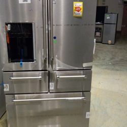 KITCHENAID KRMF706ESS 25.8-cu ft 5-Door French Door Refrigerator RXX