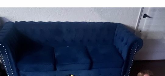 Blue sofa $200