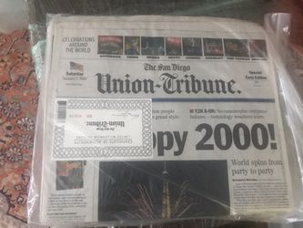 Collectors New Years 2000 Newspaper