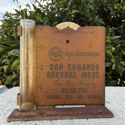 1950’s Advertising Rain Gauge