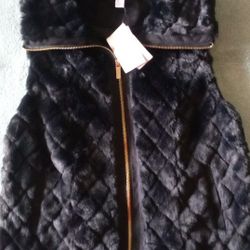 Carmen Marc Valvo Zipper Vest For Womens