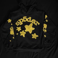 Spider Beluga Hoodie Onyx/ Yellow medium Hoodie