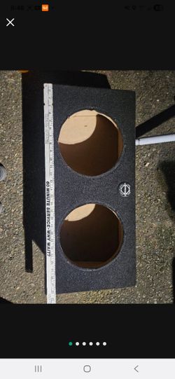 Sealed Bassworx Box For 2 10" Subwoofers