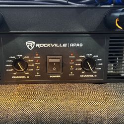 Rockville 3000 Watt Amp With Power Protector