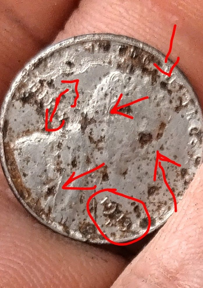 1943 D Wheat Penny Metal