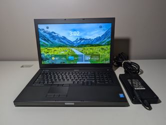 17 INCH Dell Precision M6800. i7/16GB/256SSD + 750HDD. AMD/Windows 11