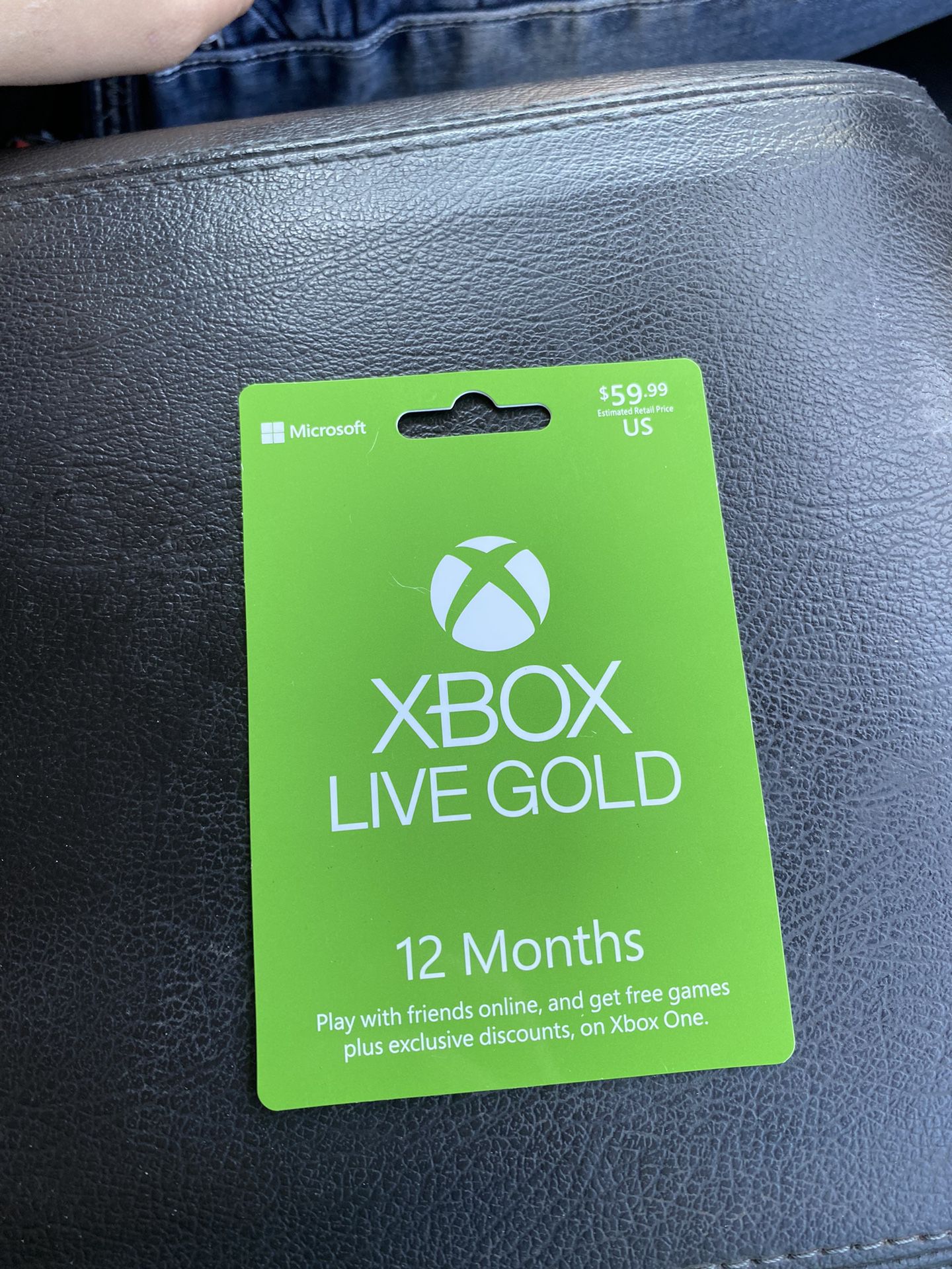 Live Gold Xbox One For 12 Months 