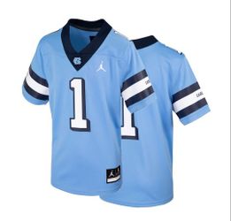 Nike Football Game Jersey - Throwback Carolina Blue #1