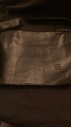 ZHHZ Leather Messenger Bag