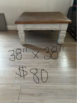 Solid wood, coffee table
