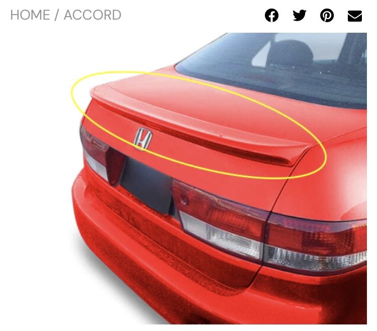 0305 Honda Accord Spoiler for Sale in Pomona, CA OfferUp