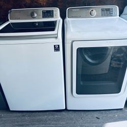SAMSUNG  WASHER AND GAS DRYER 