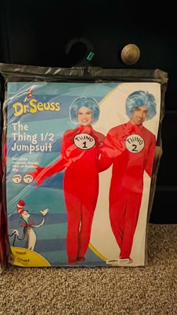 Adult Dr. Seuss Thing 1/2 Costume