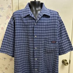 Dickies Short Sleeve Button Down Pocket Shirt Size XL