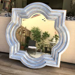 Greek Blue Large Mirror