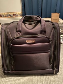 Title: London Fog Latitude 40° N Black Rolling Laptop Briefcase Business Travel Bag