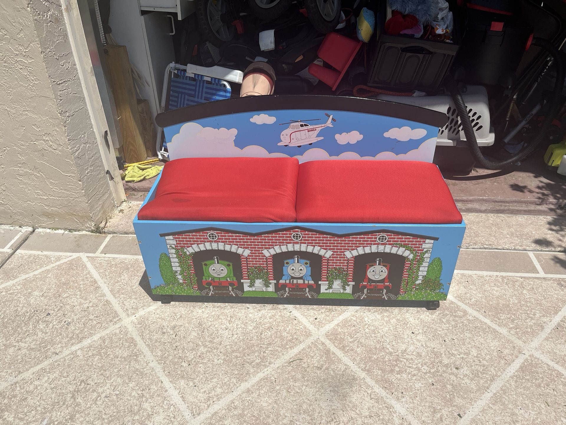 Thomas The Train Themed Bench/toy Chest