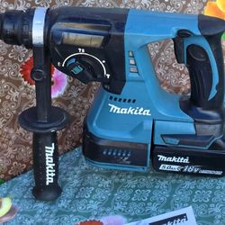 Makita
18V LXT Lithium-Ion 1 in. Brushless Cordless SDS-Plus Concrete/Masonry Rotary Hammer Drill  with high capacity 5.0AH battery