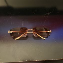 Cartier Luxury Sunglasses Brown Tint