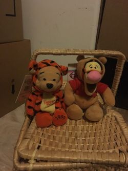 Disney Halloween Tigger as Pooh and Pooh as Tiger from 1999