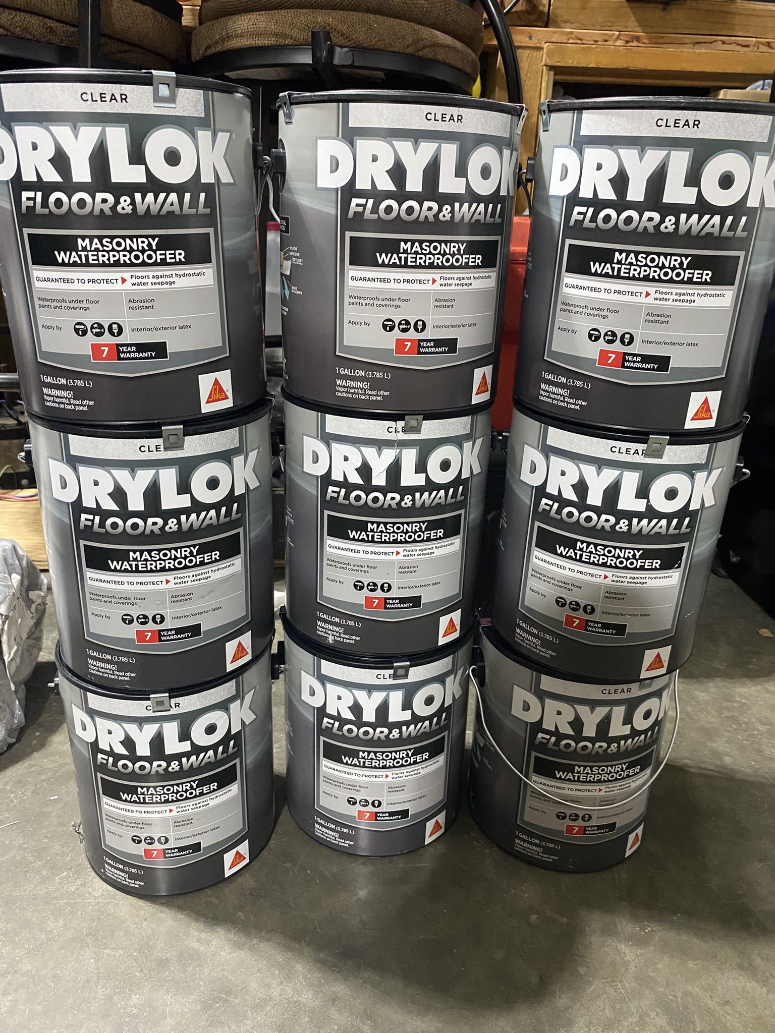DRYLOK 1 gal. Clear Interior/Exterior Floor and Wall Basement and Masonry Waterproofer
