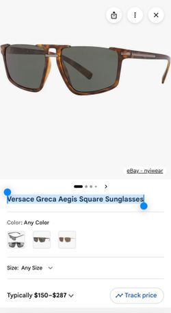 Versace Greca Aegis Square Sunglasses