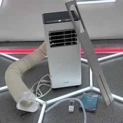 Brand New ZAFRO 10,000 BTU Portable Air Conditioners, Cool/Fan/Dehumidifier/Sleep Modes Portable AC with Remote/LED Display/24Hrs Timer/Installation K