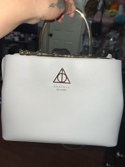 White Deathly Hallows Purse