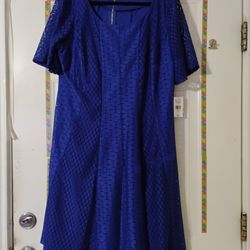 Woman's Blue Dress 
18 W $15