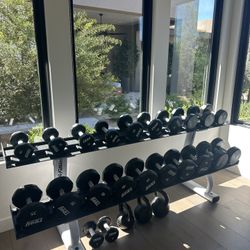 Dumbbells And Rack