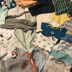 Infant Boy Clothing, Sleep ware, Burp Pads, Blankets!!