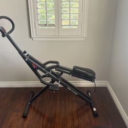 Upright Row-N-Ride® Plus Squat Assist Trainer Machine for Abs and Glute Workout