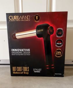 HOT SHOT TOOLS ELLEN OF TROY CURL WAND *BRAND NEW*
