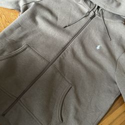 large Polo Zip Up Hoodie 