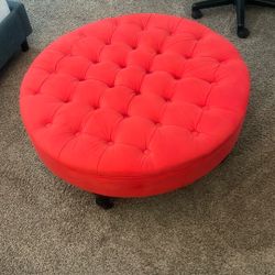 Red Ottoman 