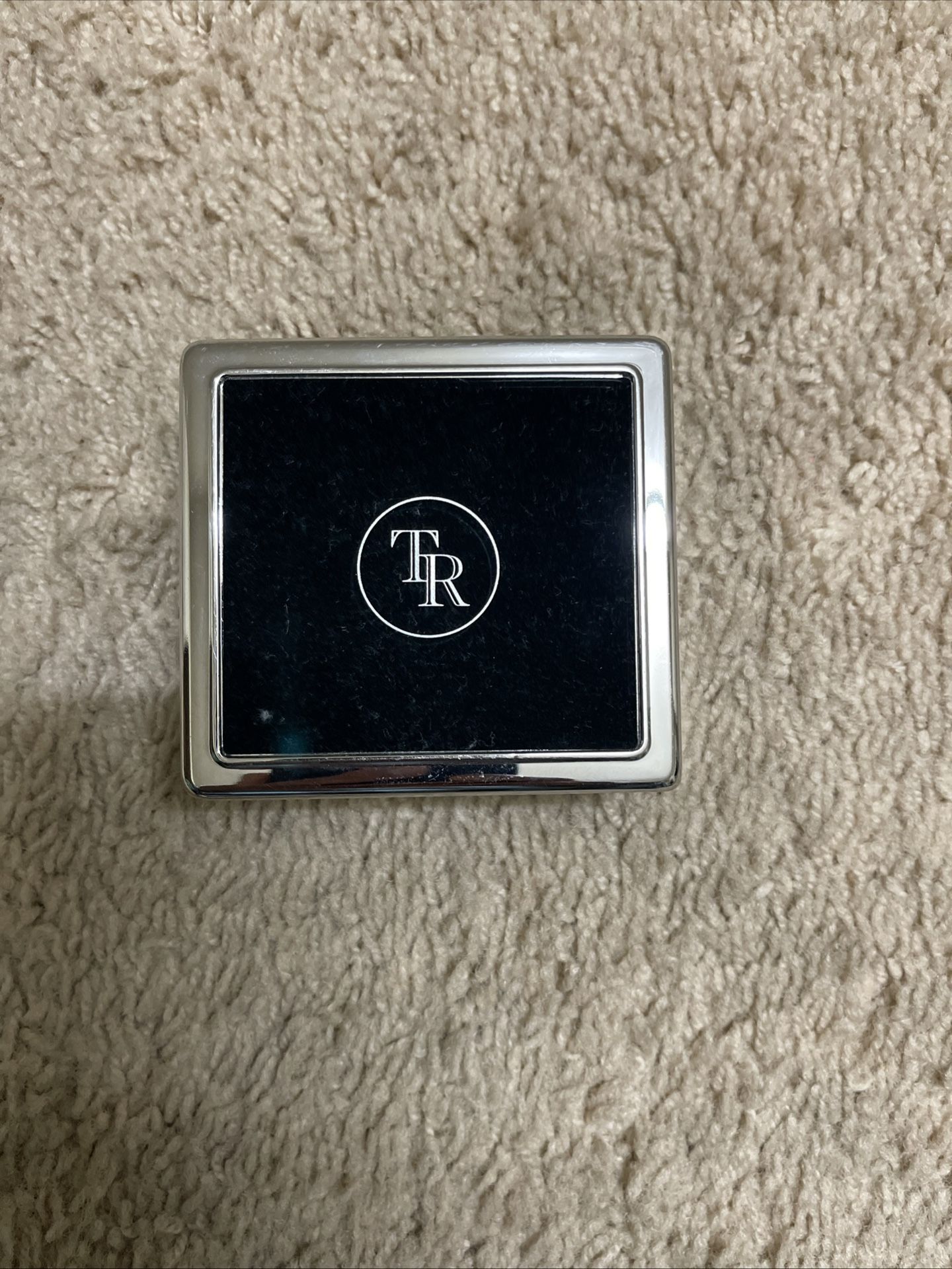 Monogram "My Cheerleader" Ring Box From Things Remembered Silver Mirrored Finish