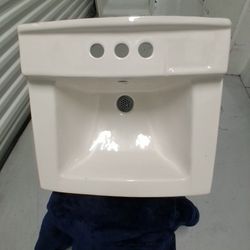 NEW GREAT DEAL ON A UPGRADED "AMERICAN STANDARD" PORCELAIN SINK, YOU CAN NOT BEAT THIS SINK FOR THE PRICE, COMES WITH COMMERCIAL DRAIN!!!