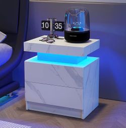 LED End Table/Nightstand