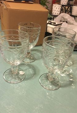 Vasos con pedestal Princess house 🏡 💐💐💐💐💐